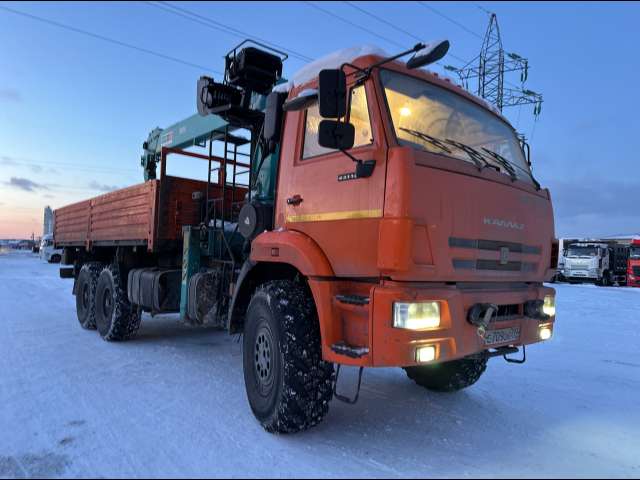 КАМАЗ 43118 6x6 Бортовой с КМУ КМУ Hyundai HLC8016 2022