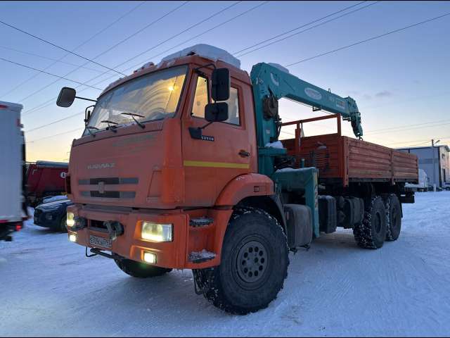 КАМАЗ 43118 6x6 Бортовой с КМУ КМУ Hyundai HLC8016 2022