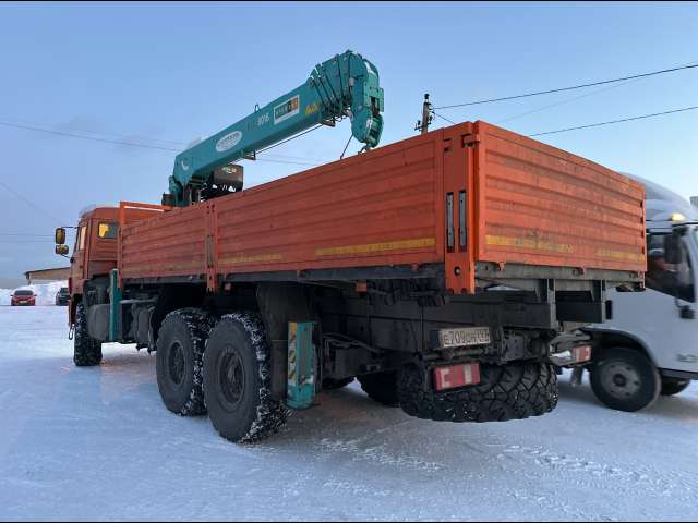 КАМАЗ 43118 6x6 Бортовой с КМУ КМУ Hyundai HLC8016 2022