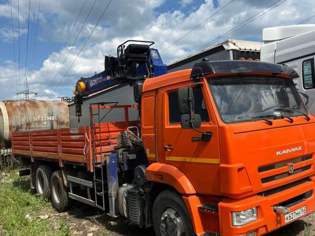 КАМАЗ 65115 6x4 с КМУ  2021