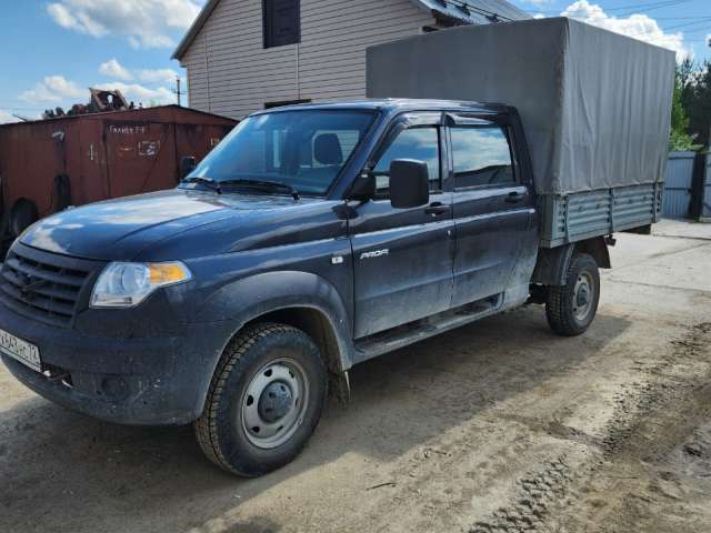 UAZ Profi Двойная кабина с бортом Стандарт 4х4 2.7 5MT 2023